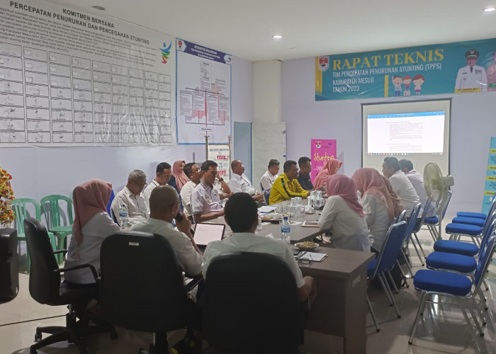 Pimpin Rapat Tim TPPS Sekda Mesuji Nyatakan Perang Dengan Stunting