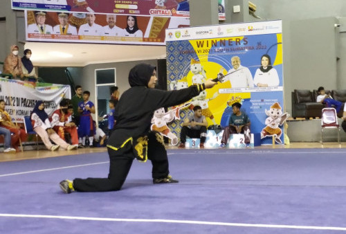Patut Berbangga, Atlet Kungfu Binaan Korni Lampung Sabet 14 Medali di Fornas VI Palembang
