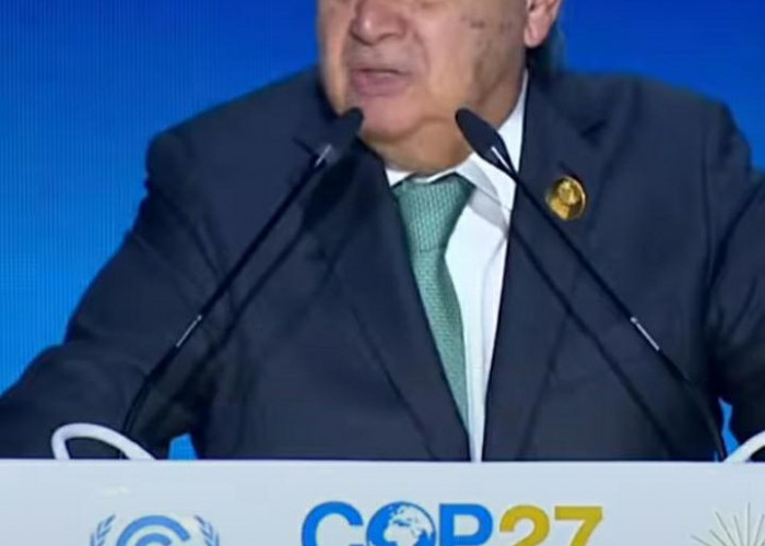 Sekjen PBB Bahas Iklim Jalan Tol Menuju Neraka Iklim di Konferensi COP27 EGYPT 2022