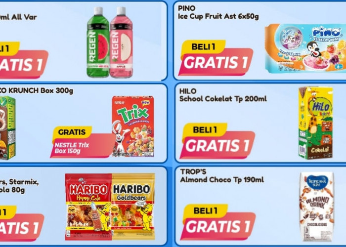 Penawaran Terakhir Promo 5.5 Alfamart, Dapatkan Diskon Beli 1 Gratis 1 Camilan Hingga Minuman Segar!