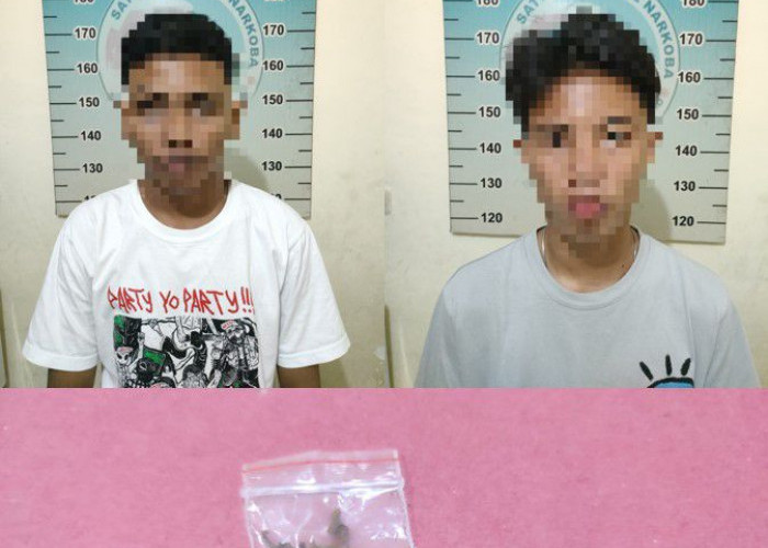 Masih Dibawah Umur Gunakan Narkoba, Dua Remaja Asal Metro Diringkus Polisi