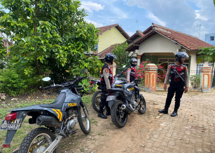 Cegah Pencurian, Polisi Patroli Perumahan Ditinggal Mudik
