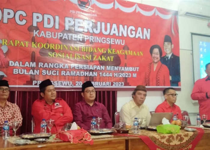 PDIP Pringsewu Sosialisasikan Pentingnya Zakat 