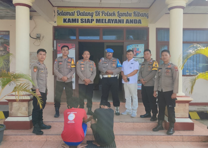 Dua Orang Pembobolan Konter HP Ditangkap, Beraksi dengan Membolongkan Atap