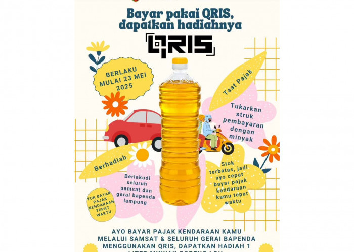 Mulai Besok, Ada Minyak Goreng Gratis Untuk Masyarakat Yang Bayar Pajak Menggunakan QRIS