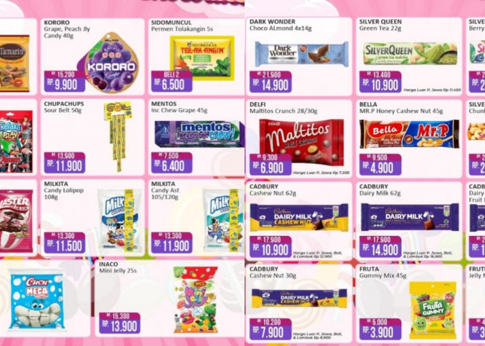 Dijamin Good Mood! Cek Promo Permen dan Cokelat di Alfamart Spesial Akhir Pekan 