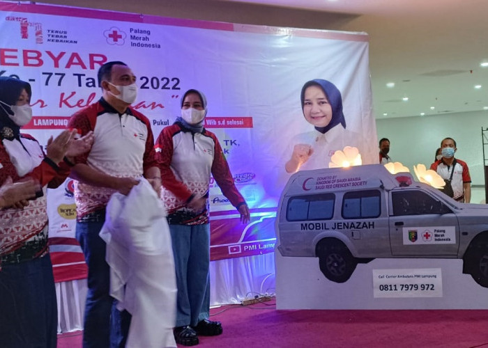 Peringati HUT Ke-77, PMI Lampung Sediakan Ambulans Gratis
