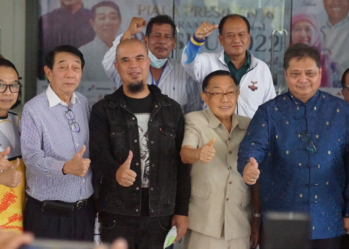 Airlangga dan Ahmad Dhani Hadiri Kejurnas Wushu Piala Presiden 2022