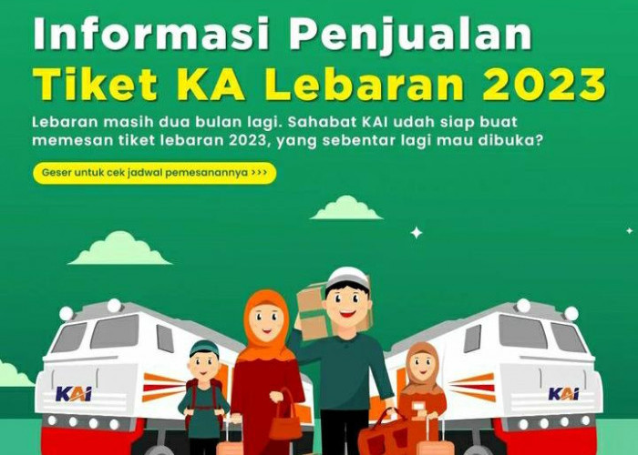 Terbaru! Begini Ketentuan Pemesanan Tiket Kereta Api Untuk Lebaran 2023 