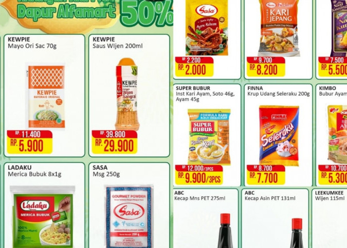 Persiapan Masak Lebaran 2025, Cek Promo Bumbu Dapur di Alfamart