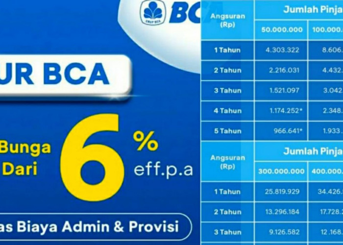 Syarat Terbaru KUR BCA 2024, Tawarkan 3 Jenis Pinjaman Modal Hingga Rp 500 Juta Dengan Bunga Rendah