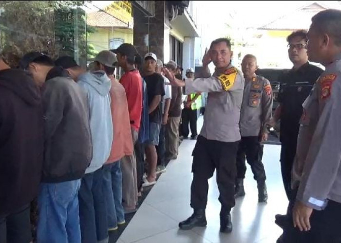 122 Orang Diamankan dalam Operasi Pekat Krakatau, Pak Ogah hingga Preman Jadi Target Utama