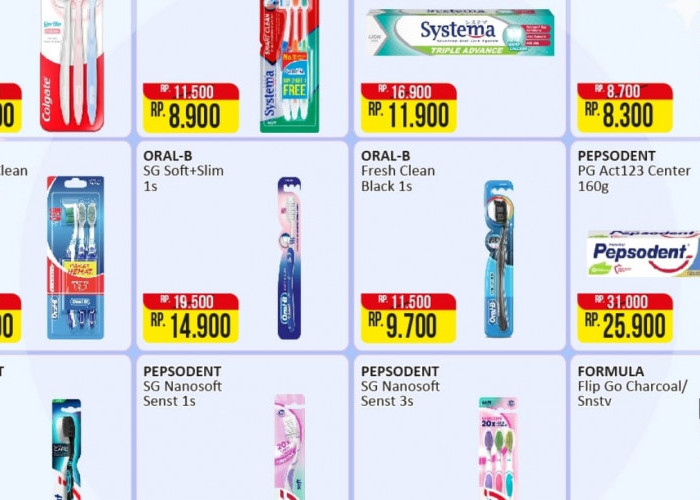 Promo Oral Care Fair Alfamart, Tampil Percaya Diri Dengan Mulut Sehat dan Nafas Segar, Ini Daftar Produknya