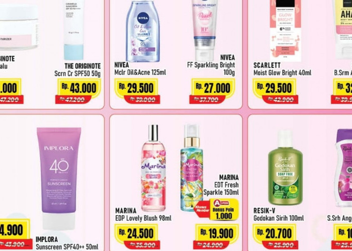 Kulit Glowing Dengan Belanja Murah Skincare Favorit di Alfamart, Cek Harga Termurah Hari Ini