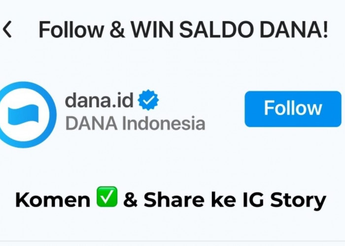 Kesempatan Dapat Saldo DANA Gratis Modal HP Hanya Hari Ini, Ikutan Event Giveaway Sekarang!