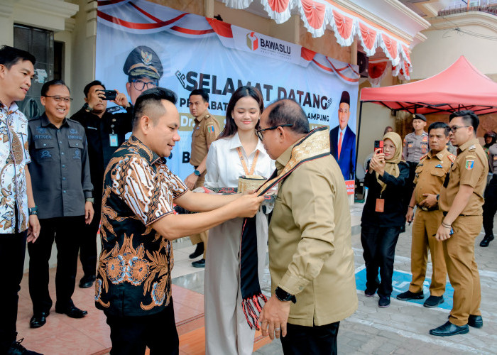Pastikan Kesiapan Pengawasan Pilkada, Bawaslu Lampung Sambut Kunjungan Pj Gubernur