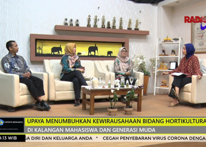 Faperta Berkarya: Dosen FP Unila Bahas Kewirausahaan Bidang Hortikultura