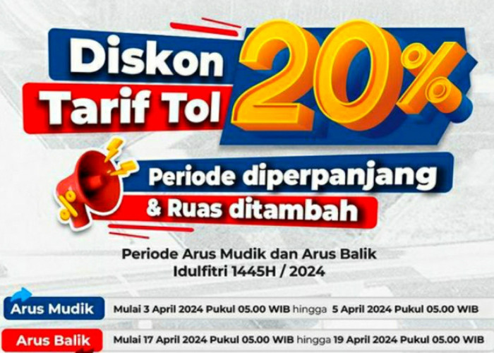 Periode Diskon 20 Persen Diperpanjang dan Ditambah Ruas, Cek Tarif Jalan Tol Trans Sumatera Terbaru