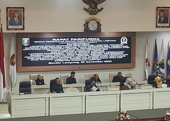 APBD Lampung Disahkan, Belanja Daerah Dipatok Rp 8,333 Triliun 