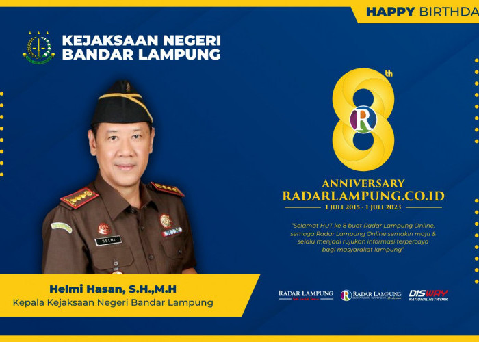 Kejaksaan Negeri Bandar Lampung: Selamat Hari Jadi ke-8 Radar Lampung Online