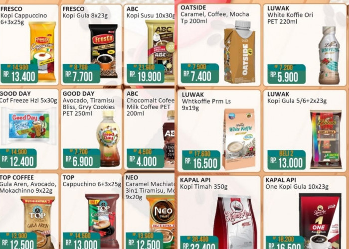 Awali Aktivitas Dengan Promo Coffee Fair di Alfamart, Ada Produk Favoritmu?