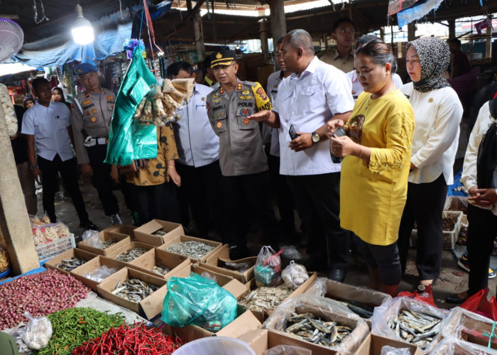 Jelang Ramadhan, Kapolres Bersama Forkopimda Tubaba Cek Ketersediaan Bahan Pokok