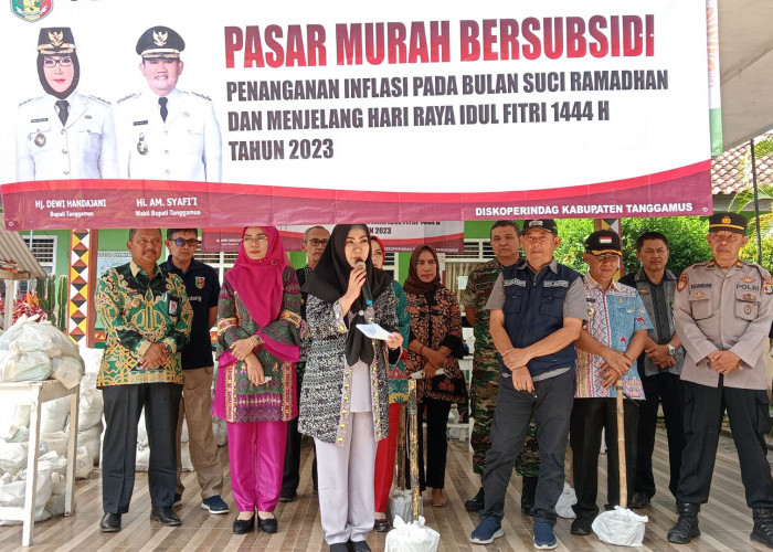 Bupati Tanggamus Buka Pasar Murah Bersubsidi, Siapkan 1.000 Paket untuk Satu Lokasi 