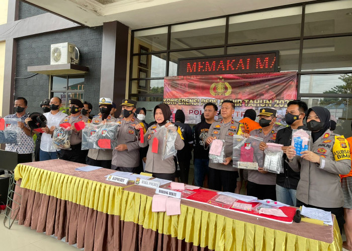 Sepanjang Tahun 2022 Kriminalitas di Metro Meningkat