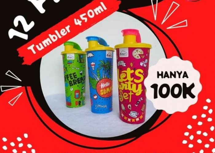 Promo Botol Tumbler Hingga 31 Desember 2022, Cocok untuk Souvenir Ulang Tahun Sang Buah Hati
