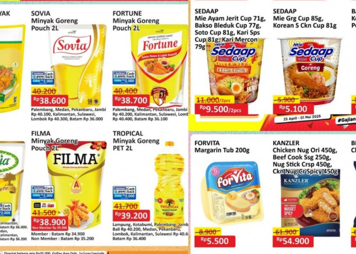 Promo Gajian Untung dari Alfamart Sampai 1 Mei 2025, Ada Minyak Goreng Hingga Susu Murah Berkualitas