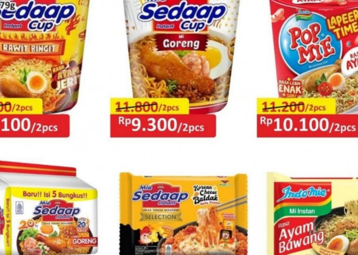 Borong Mie Instant Dalam Promo Belanja Murah Alfamart, Gajian Untung Dijamin Anti Boncos!