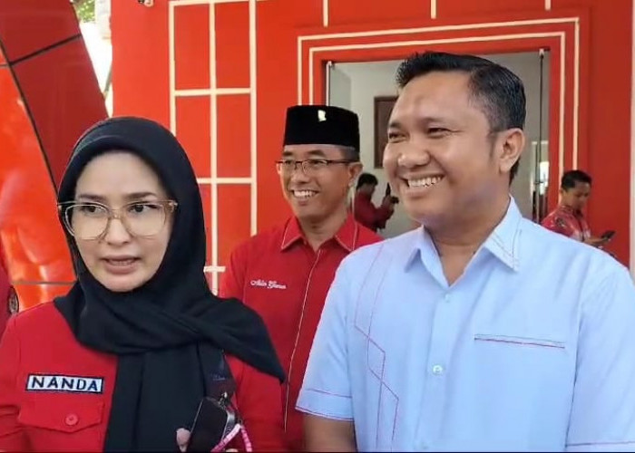 Nanda-Antonius Kantongi Surat Tugas Dari PDI Perjuangan untuk Pilkada Pesawaran 2024