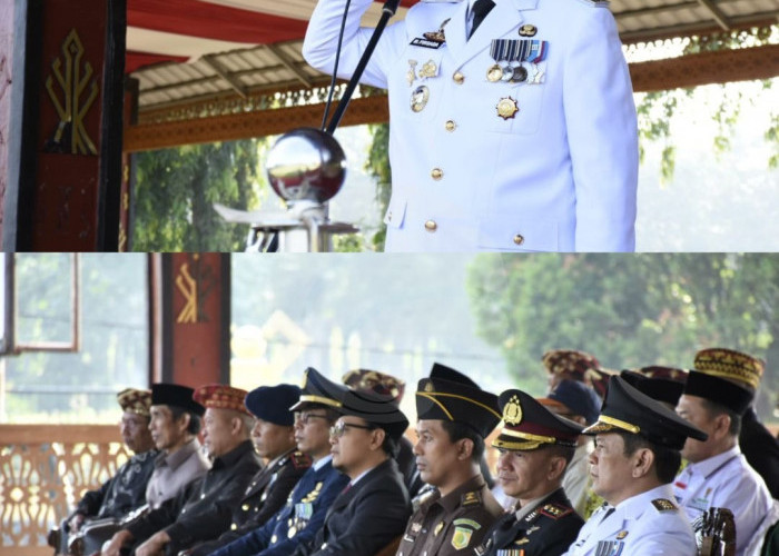 M. Firsada Pimpin Upacara Peringatan HUT Ke 15 Kabupaten Tubaba 