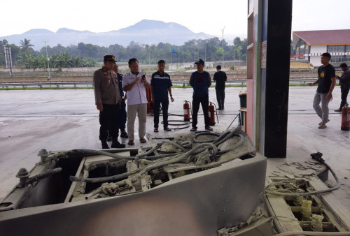 Truk Penyebab Kebakaran SPBU Kabur, Begini Kronologinya