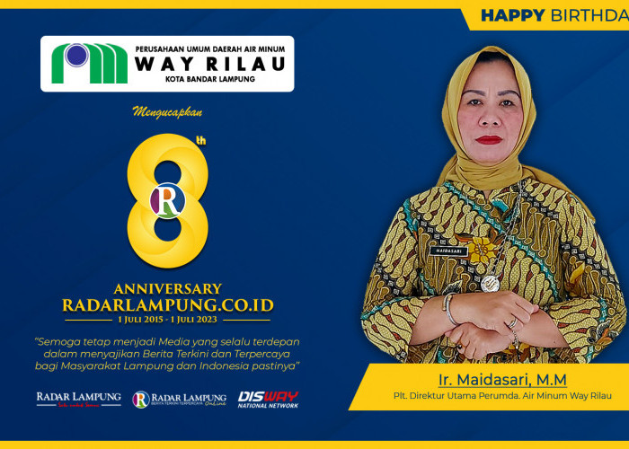 Maidasari: Selamat dan Sukses HUT Radar Lampung Online ke 8