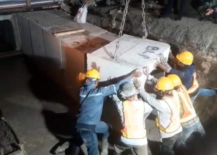 Pasca Amblas, Gorong-gorong di Jalan Z.A. Pagar Alam Bakal Dipasang Box Culvert