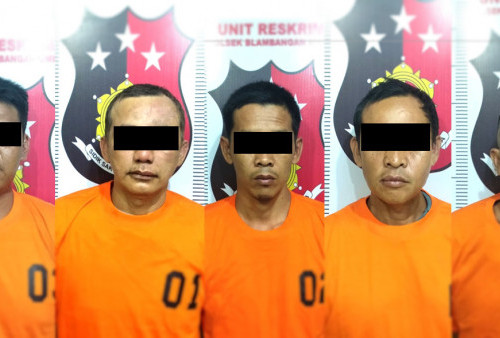 5 Tersangka Pencuri Sapi Diamankan Polsek Blambangan, Ada yang Berusia Lebih Dari Setengah Abad