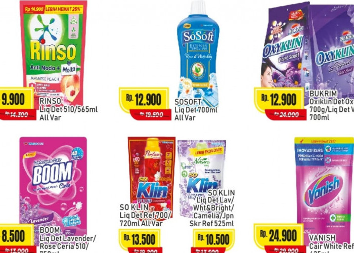 Bunda! Jangan Lewatkan Promo Home Care Spesial di Alfamart Untuk Produk Detergen Pembersih Pakaian