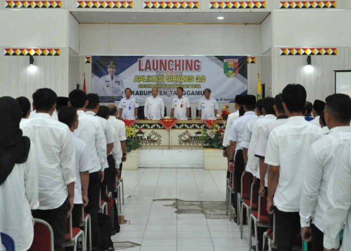 Pj Bupati Tanggamus Launching Aplikasi Sipades, Dorong Pengelolaan Aset Pekon yang Transparan dan Akuntabel