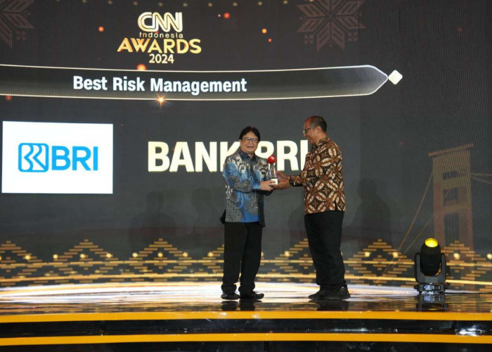 BRI Raih Penghargaan Best Risk Management di CNN Indonesia Awards