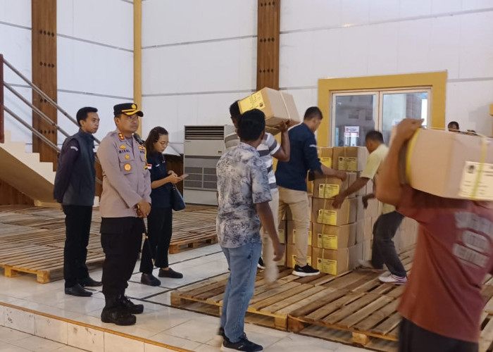 KPU Lampung Timur Terima Surat Suara Pemilu 2024, Segini Jumlahnya