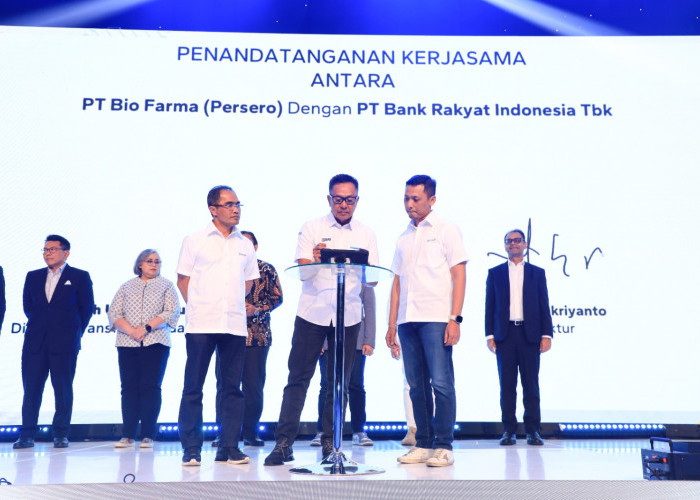 Permudah Layanan Keuangan, BRI Jalin Kolaborasi dengan Bio Farma Bangun Ekosistem Healthcare