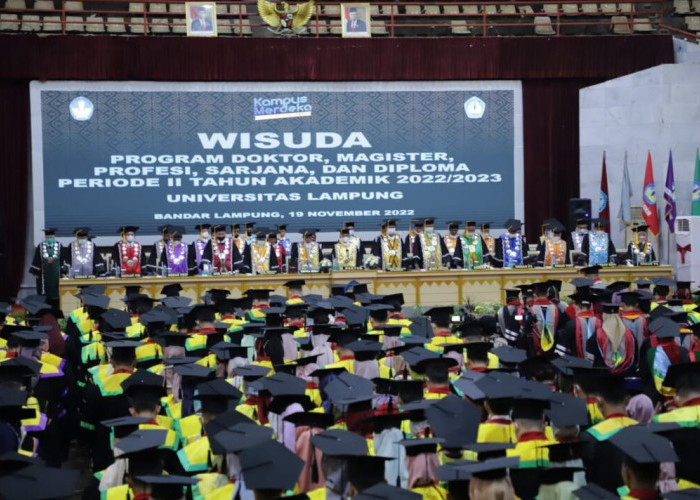 Unila Mewisuda 1.158 Lulusan Periode II Secara Offline