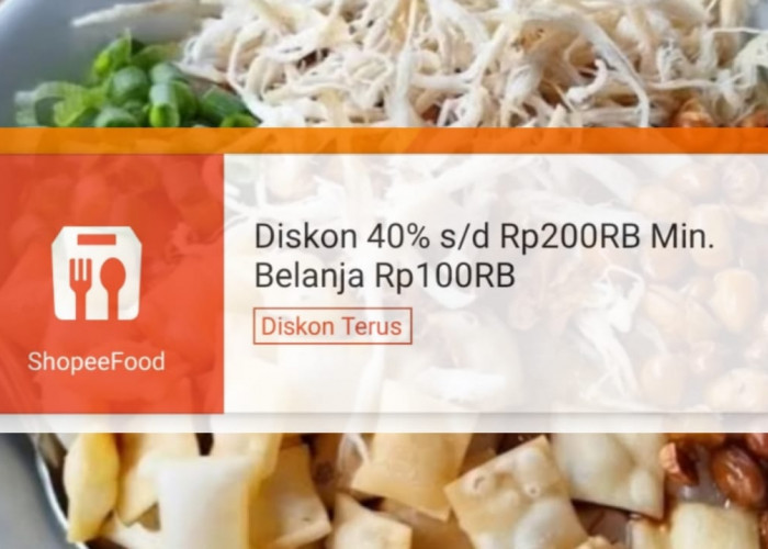 Khusus Hari Ini! Klaim Voucher Diskon ShopeeFood, Dapatkan Potongan Harga Sampai Rp200 Ribu