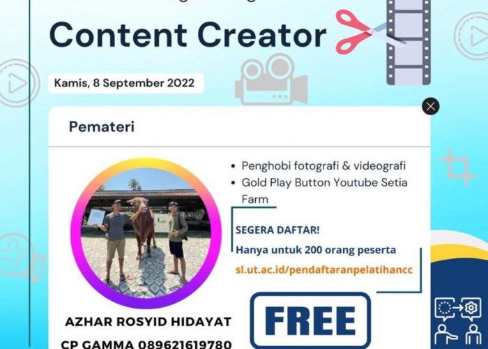 Universitas Terbuka Lampung Gelar Pelatihan dan Pengembangan Multimedia