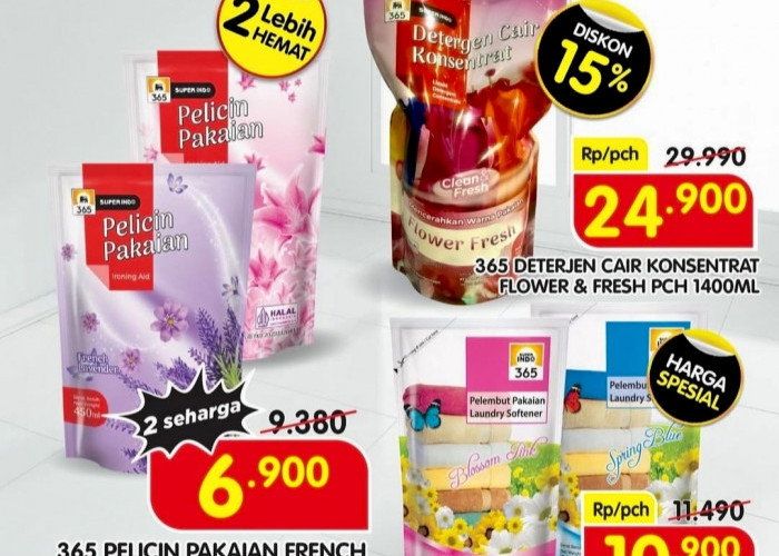 Promo Home Care Superindo Sampai Lusa, Bersih dan Wangi Maksimal Mulai Rp 6.000 