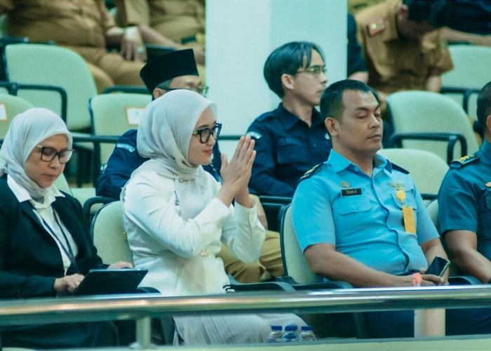 Wakil Gubernur Terpilih Jihan Nurlela Hadiri Rapat Paripurna DPRD Lampung 