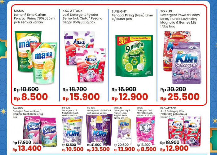 Promo Indomaret Spesial Detergen Hemat, Dapatkan Diskon Pewangi Pakaian Mulai Rp 10 Ribu