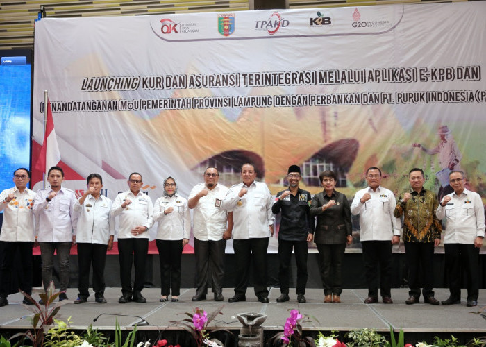 Gubernur Arinal Djunaidi Luncurkan KUR dan Asuransi Terintegrasi melalui Aplikasi e-KPB