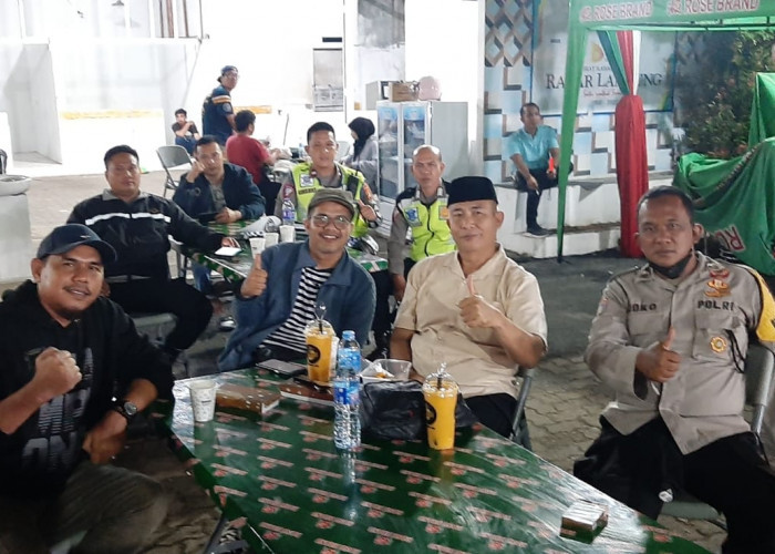 Ikut Nobar di Radar Lampung, Kapolsek Kedaton Jagokan Belanda Juara Piala Dunia 2022